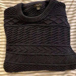 J. Crew Cable Knit Sweater Size Large